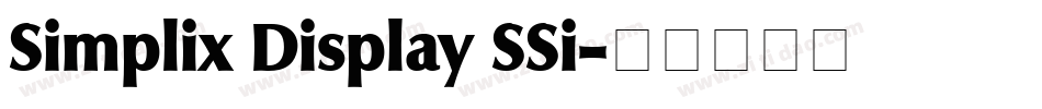 Simplix Display SSi字体转换